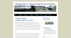 Desktop Screenshot of mangerebridge.co.nz